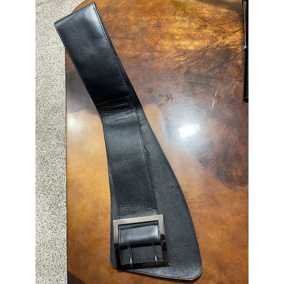 NWT Womens Extra Wide Black Belt Size Large